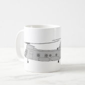 CH-46E Frachthubschrauber Kaffeetasse (Vorderseite Links)