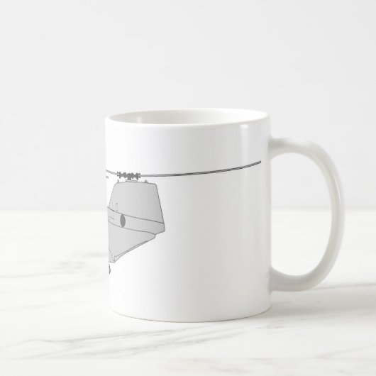 CH-46E Frachthubschrauber Kaffeetasse (Rechts)