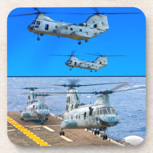 CH-46E MEERESKNIGHT GETRÄNKEUNTERSETZER