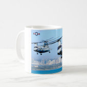 CH-46E MEERESKNIGHT KAFFEETASSE (Vorderseite Links)