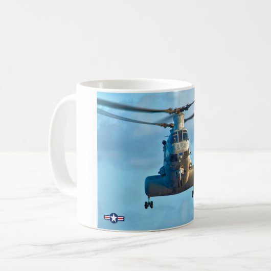 CH-46E MEERESKNIGHT KAFFEETASSE (Vorderseite Links)