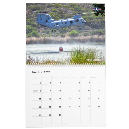 CH-46E MEERESKNIGHT KALENDER (Mär 2026)