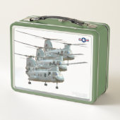 CH-46E MEERESKNIGHT METALL BROTDOSE (Rückseite)