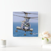 CH-46E MEERESKNIGHT QUADRATISCHE WANDUHR (Zuhause)
