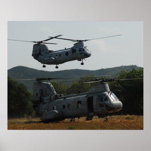 CH-46E Seeknight Poster (Vorne)