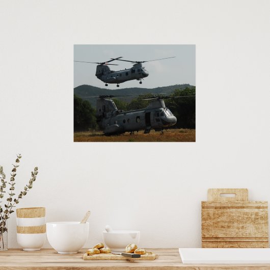 CH-46E Seeknight Poster (Küche)
