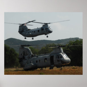 CH-46E Seeritter Poster