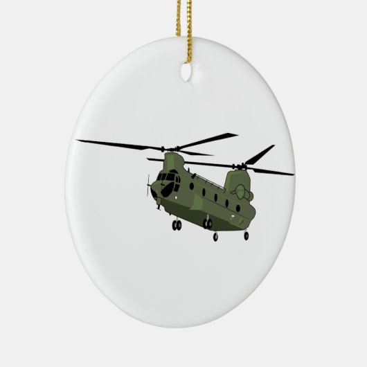 CH-47 China Keramik Ornament (Rechts)