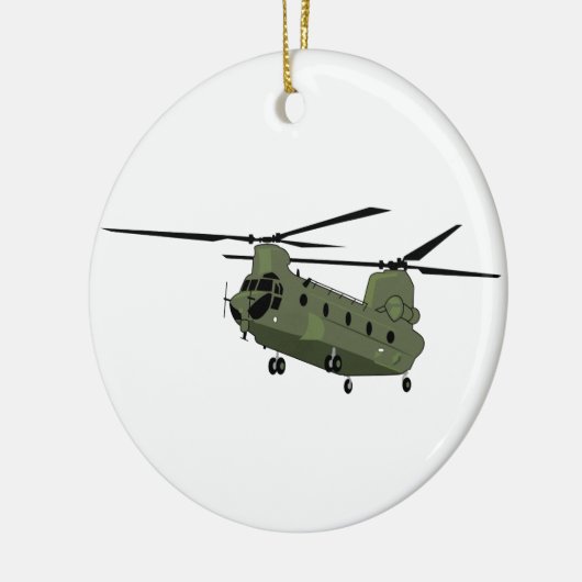 CH-47 China Keramik Ornament (Links)