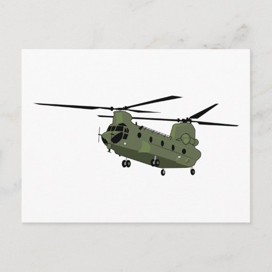 CH-47 China Postkarte (Vorderseite)