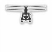 CH-47 Chinook Frontal View Aufkleber (Vorderseite)