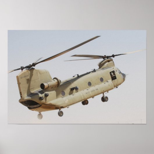 CH-47 Chinook Hubschrauber Poster (Vorne)