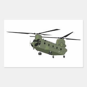 CH-47 Chinook Rechteckiger Aufkleber