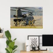 CH-47D CHINOOK POSTER (Heimbüro)