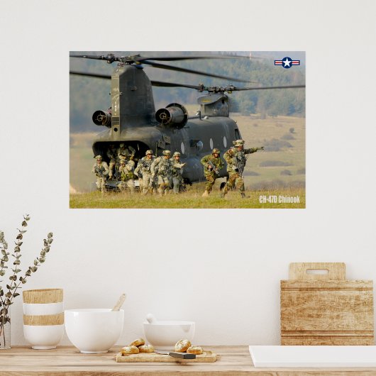 CH-47D CHINOOK POSTER (Küche)