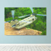 CH-47F CHINOOK 32x48 Leinwanddruck (Insitu (Holzboden))