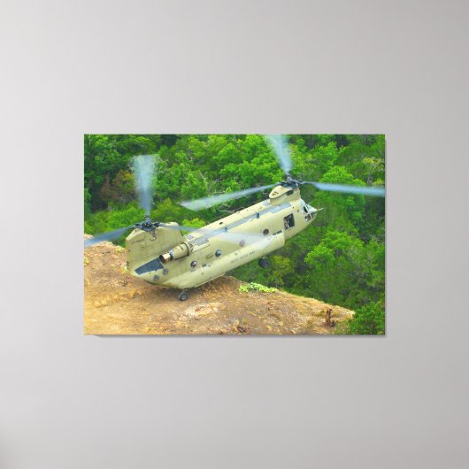 CH-47F CHINOOK 32x48 Leinwanddruck (Vorderseite)