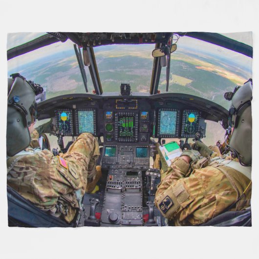 CH-47F CHINOOK COCKPIT FLEECEDECKE (Vorderseite (Horizontal))