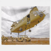 CH-47F CHINOOK FLEECEDECKE (Vorderseite (Horizontal))
