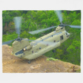 CH-47F CHINOOK FLEECEDECKE (Vorderseite (Horizontal))