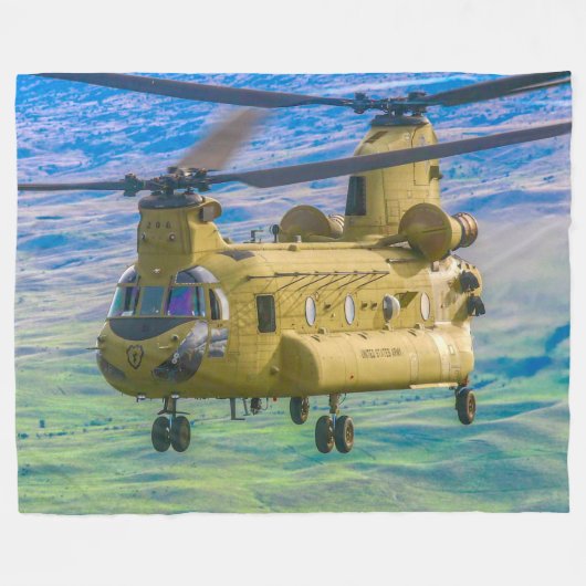 CH-47F CHINOOK FLEECEDECKE (Vorderseite (Horizontal))