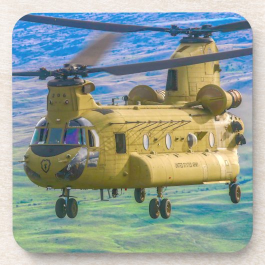 CH-47F CHINOOK GETRÄNKEUNTERSETZER (Vorderseite)