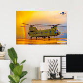 CH-47F CHINOOK POSTER (Heimbüro)