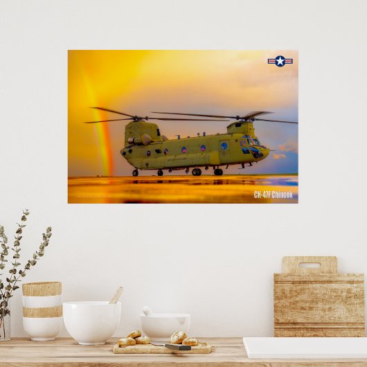 CH-47F CHINOOK POSTER (Küche)