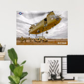 CH-47F CHINOOK POSTER (Heimbüro)