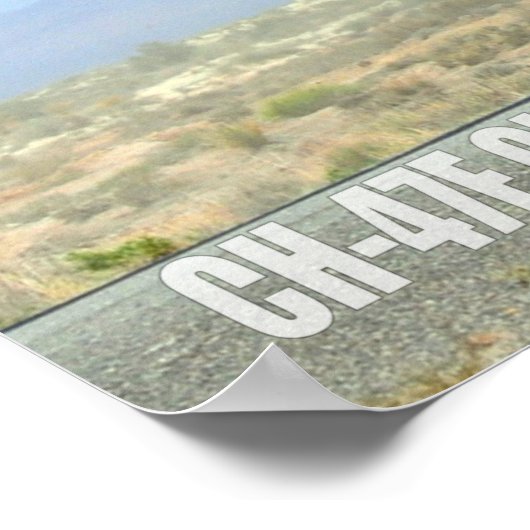 CH-47F CHINOOK POSTER (Ecke)