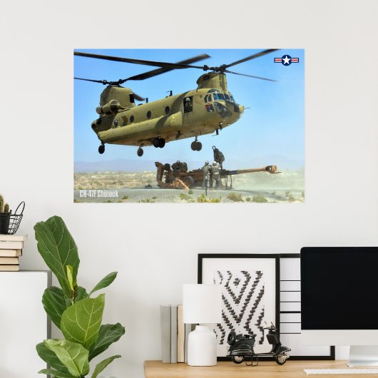 CH-47F CHINOOK POSTER (Heimbüro)