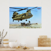 CH-47F CHINOOK POSTER (Küche)
