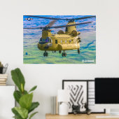 CH-47F CHINOOK POSTER (Heimbüro)