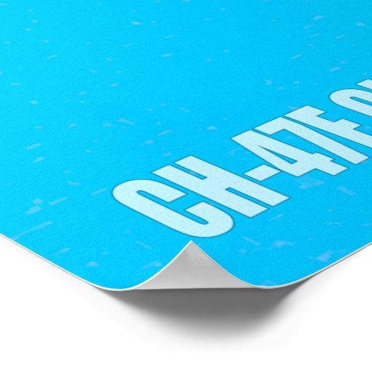 CH-47F CHINOOK POSTER (Ecke)