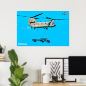 CH-47F CHINOOK POSTER (Heimbüro)