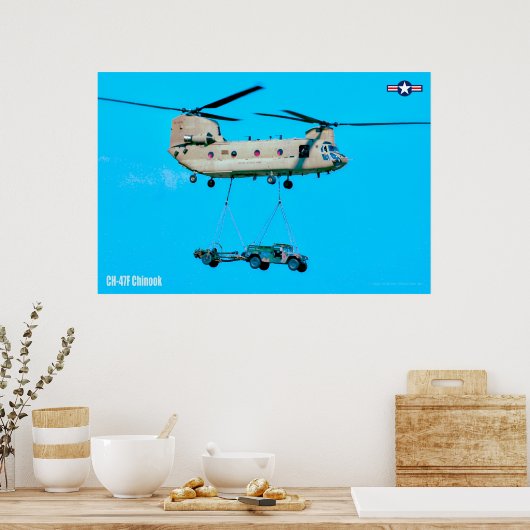 CH-47F CHINOOK POSTER (Küche)