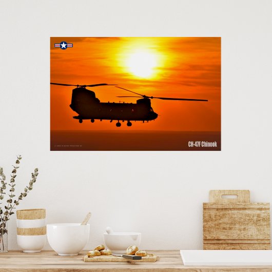 CH-47F CHINOOK POSTER (Küche)
