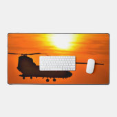 CH-47F CHINOOK SUNSET SCHREIBTISCHUNTERLAGE (Tastatur & Maus)
