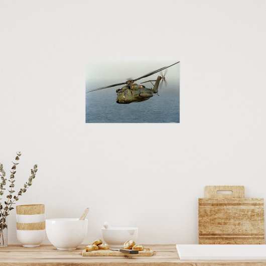 CH-53 Seehengst Poster (Küche)