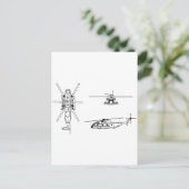 CH-53 Seehengst Postkarte (Stehend Vorderseite)