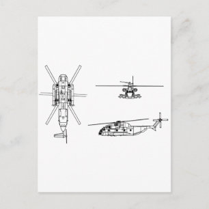 CH-53 Seehengst Postkarte