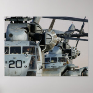 CH-53 Super-Stallion-Hubschrauber Poster