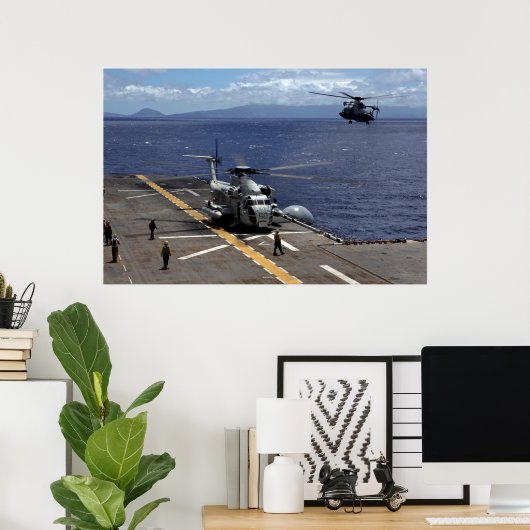 CH-53D A Sea Hengst Poster (Heimbüro)