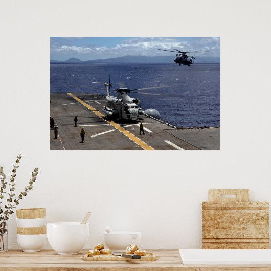 CH-53D A Sea Hengst Poster (Küche)