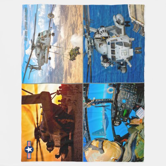 CH-53E SUPER STALLION FLEECEDECKE (Vorderseite)