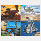 CH-53E SUPER STALLION FLEECEDECKE (Vorderseite (Horizontal))