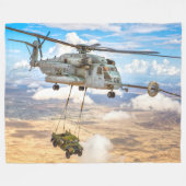 CH-53E SUPER STALLION FLEECEDECKE (Vorderseite (Horizontal))