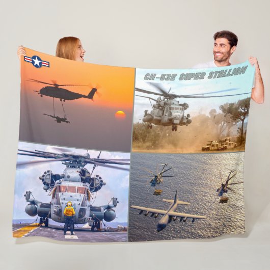 CH-53E SUPER STALLION FLEECEDECKE (Beispiel)