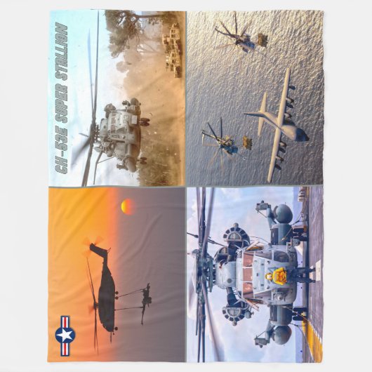 CH-53E SUPER STALLION FLEECEDECKE (Vorderseite)