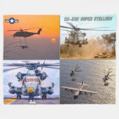 CH-53E SUPER STALLION FLEECEDECKE (Vorderseite (Horizontal))